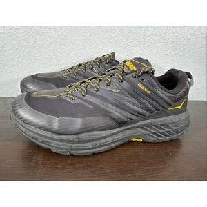 Hoka One One Speedgoat 4 GTX Gore-Tex Anthracite Dark Trail Men's Size 11.5